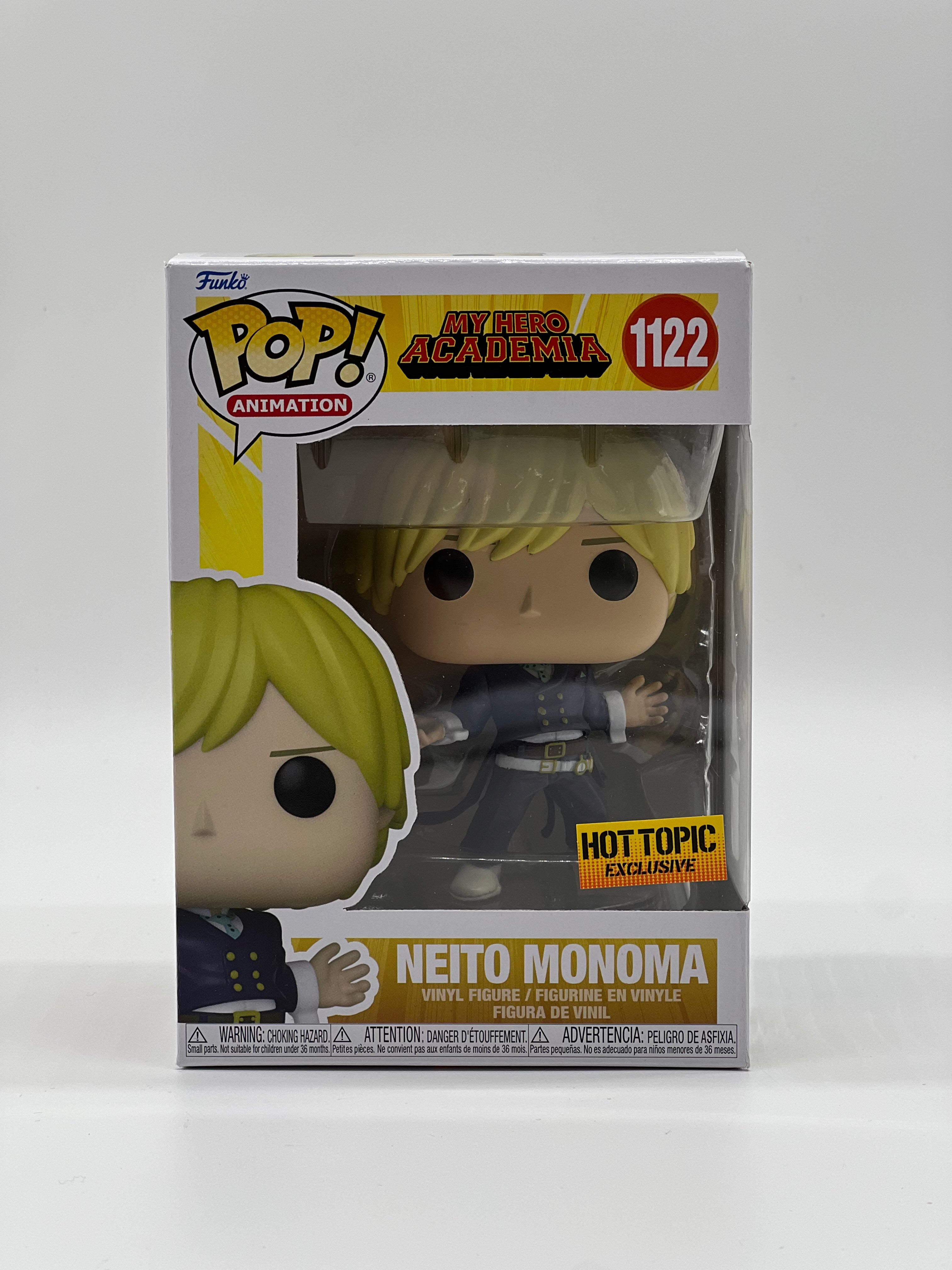 Pop! Animation My Hero Academia 1122 Neito Monoma HotTopic Exclusive – Toy  King Worldwide