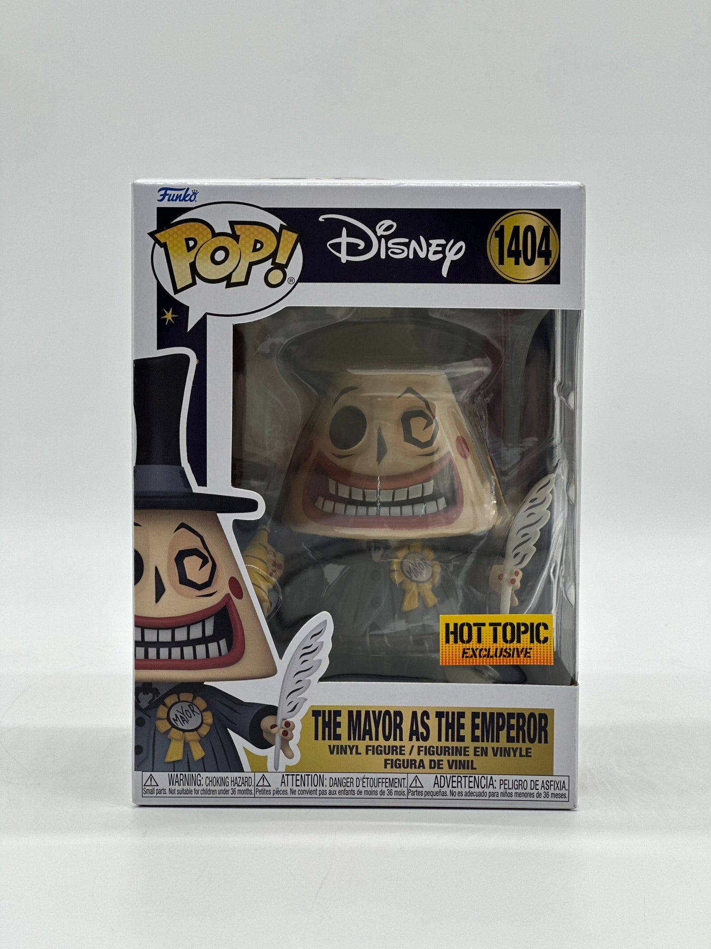 Pop! Disney “Tim Burton’s The Nightmare Before Christmas” 1404 The Mayor As The Emperor HotTopic Exclusive