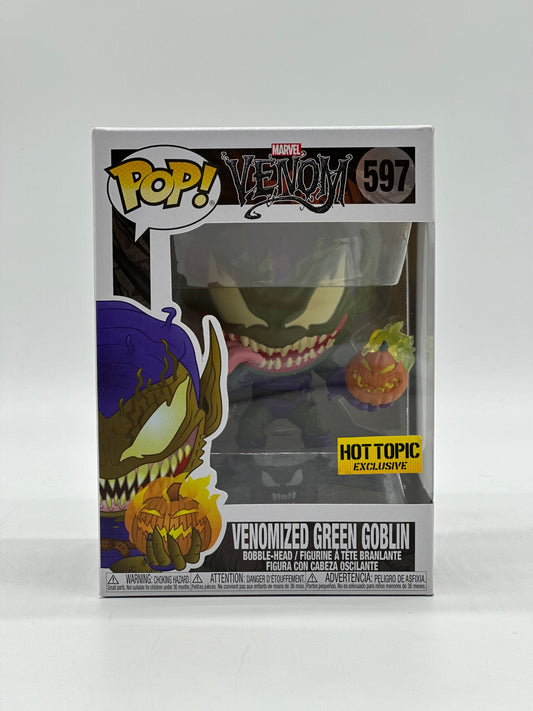 Pop! Marvel Venom 597 Venomized Green Goblin HotTopic Exclusive