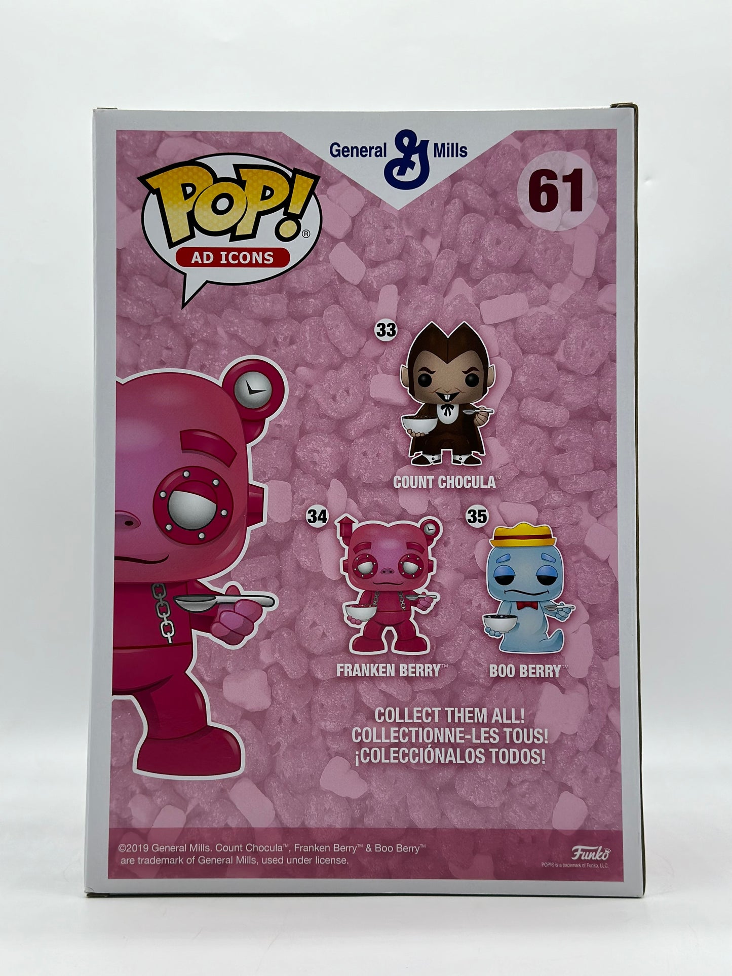 Pop! Ad Icons General Mills Franken Berry Funko Shop Limited Edition 10'Inch