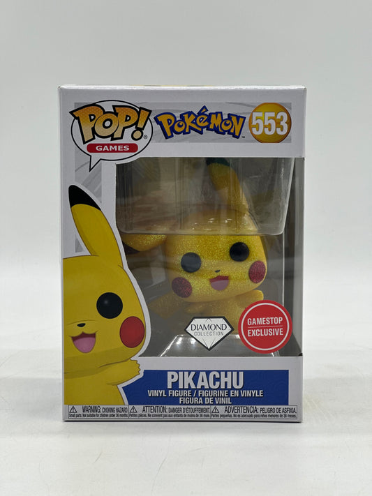 Pop! Games Pokemon 553 Pikachu Diamond Collection GameStop Exclusive