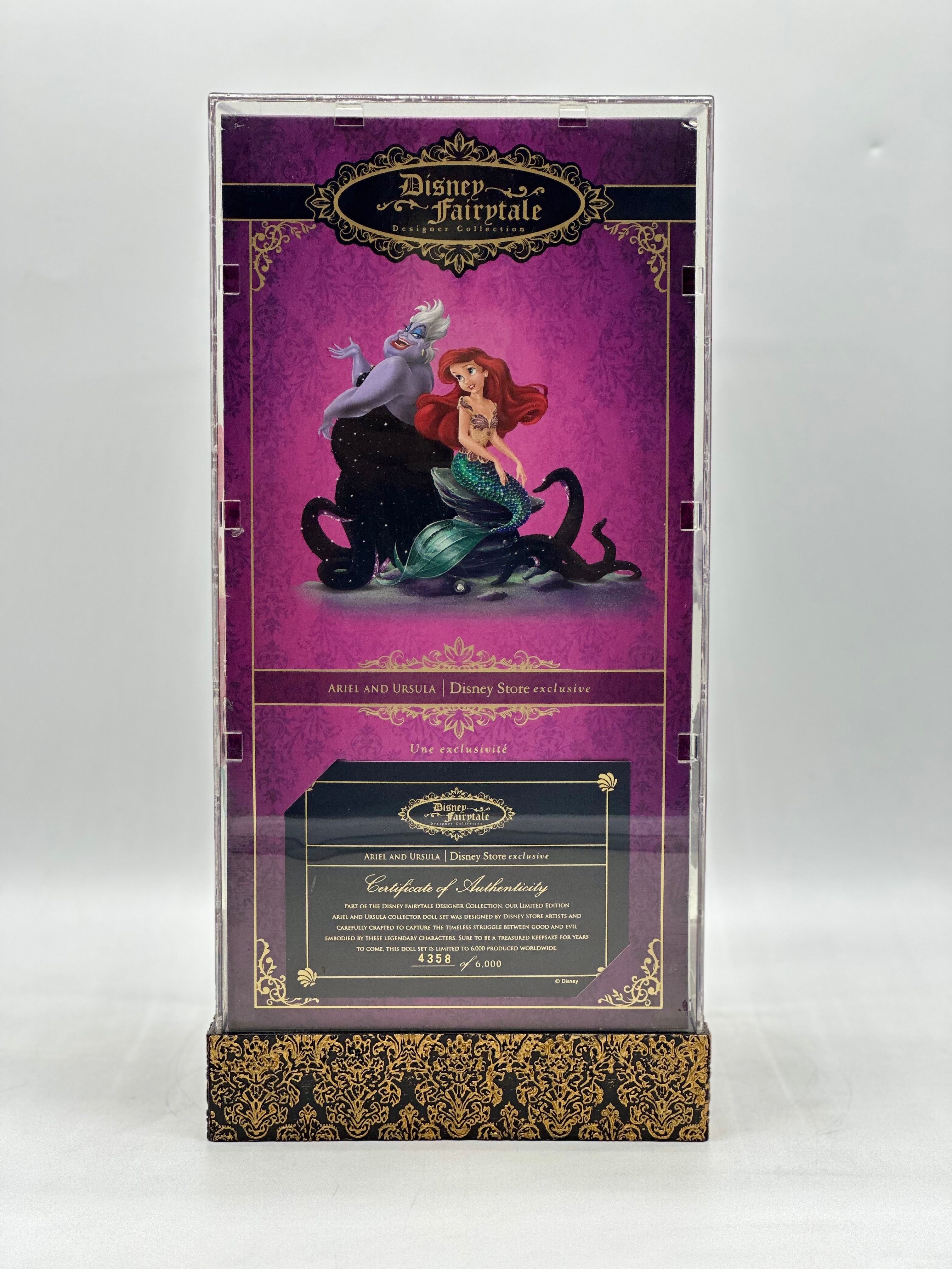 Disney outlet Fairytale Designer Limited Edition Ariel and Ursula