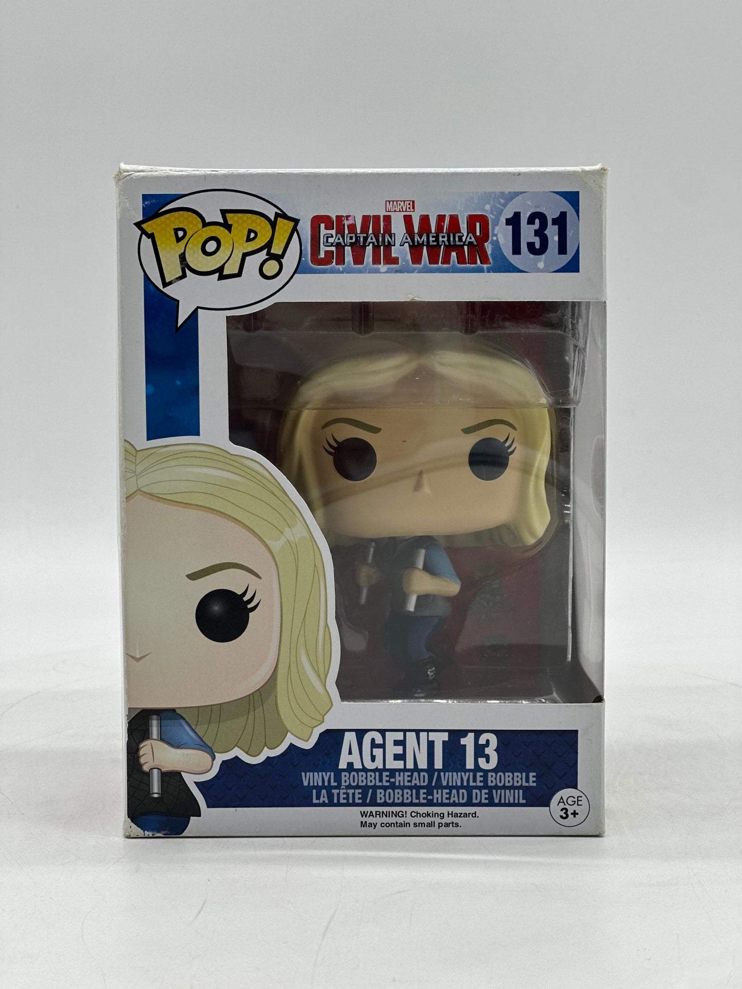 Pop! Marvel Civil War Captain America 131 Agent 13