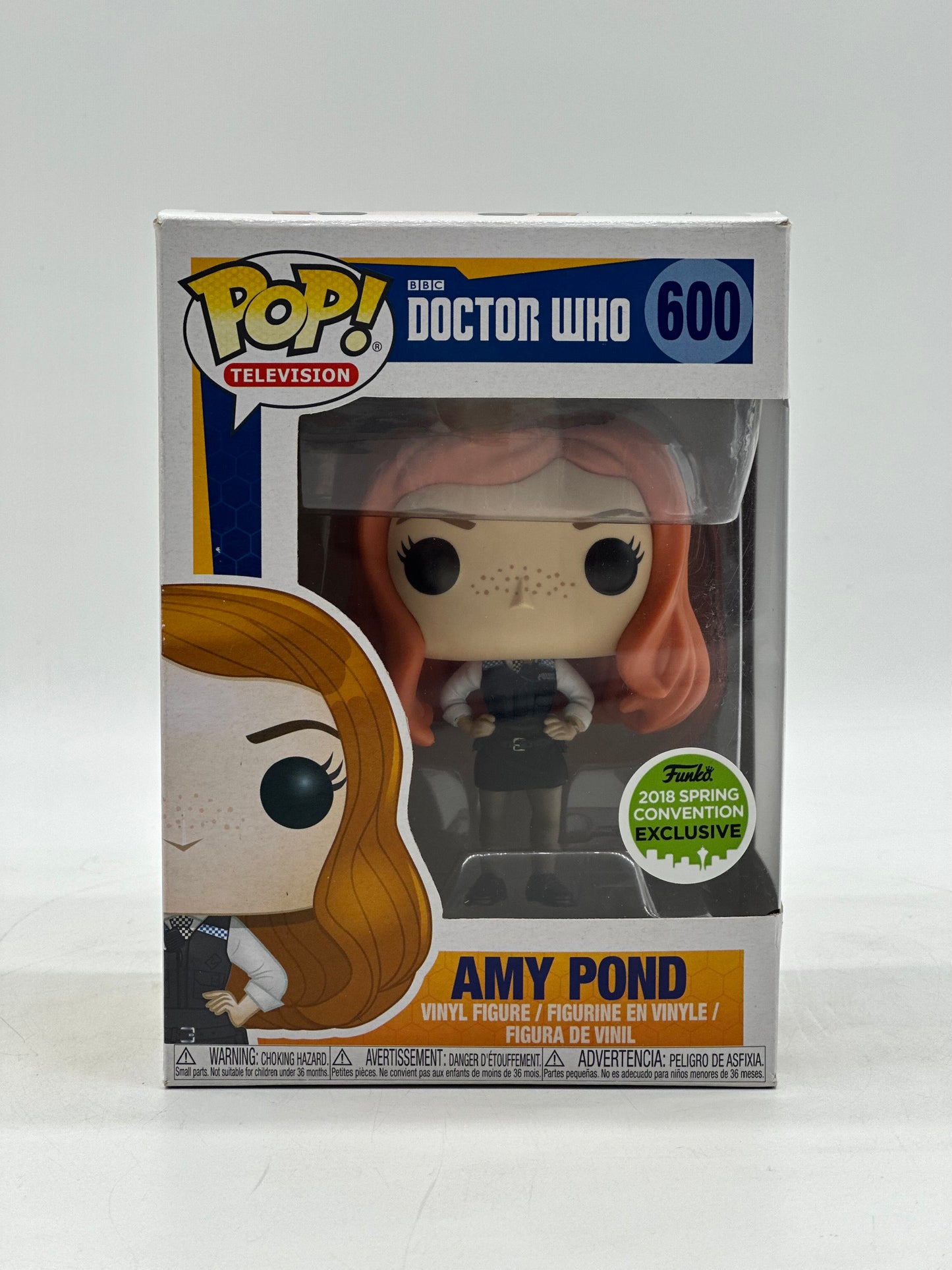 Pop! Television BBC Doctor Who 600 Amy Pond 2018 Spring Convention Exclusive