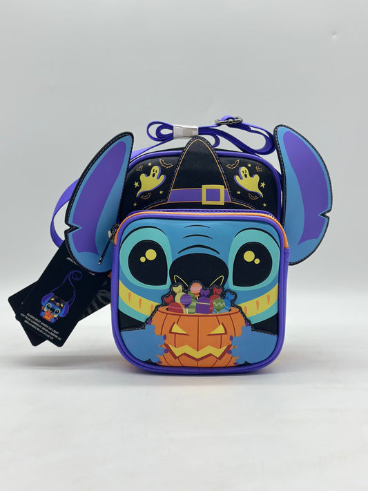 Disney Lilo & Stitch Halloween Candy Cosplay Passport Bag Glow In The Dark