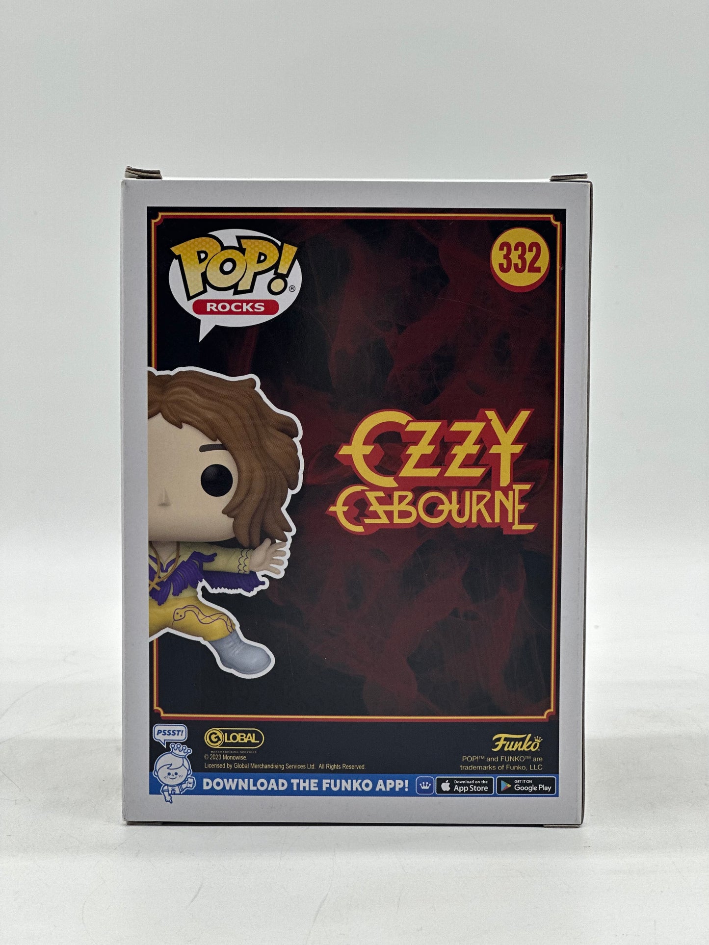 Pop! Rocks Ozzy Osbourne 332 Ozzy Osbourne Funko Exclusive