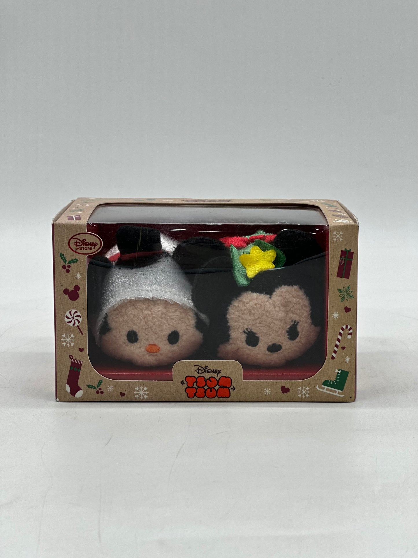 Tsum Tsum Christmas Mickey & Minnie Mouse Set Plush Mini