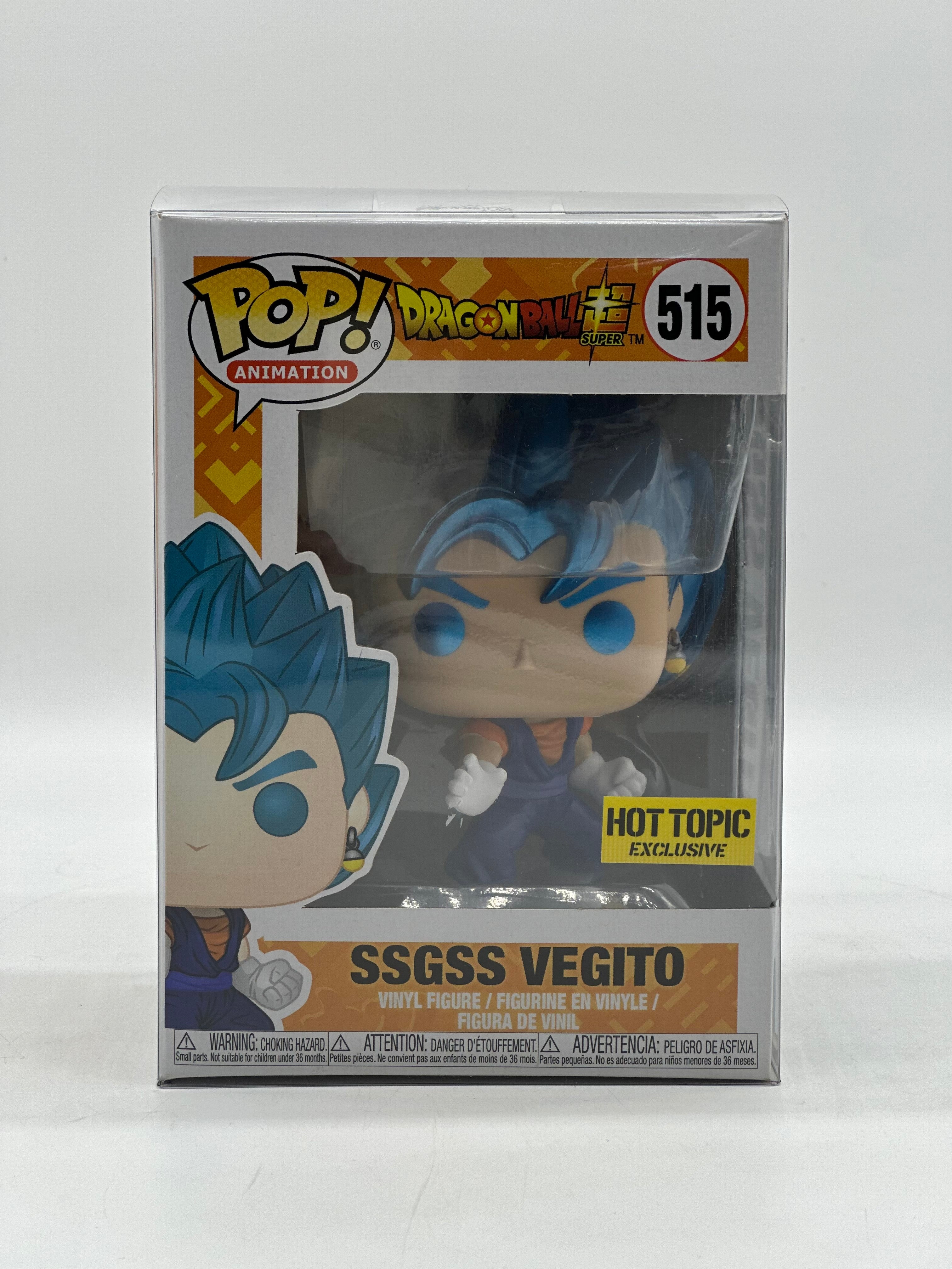 Pop! Animation Dragon Ball Z Super 515 SSGSS Vegito HotTopic Exclusive –  Toy King Worldwide