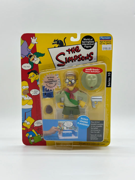 The Simpsons World Of Springfield Interactive Figure Scout Leader Flanders