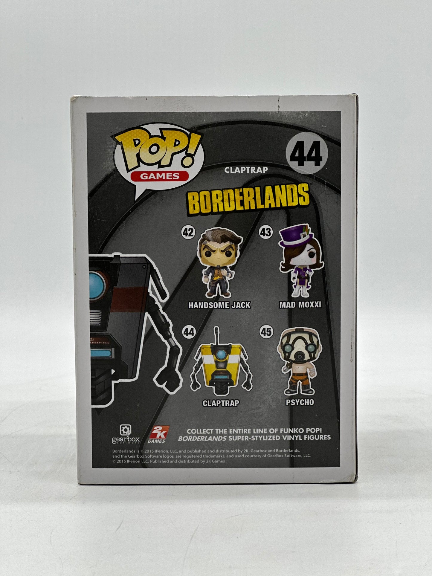 Pop! Games Borderlands 44 Claptrap GameStop Exclusive