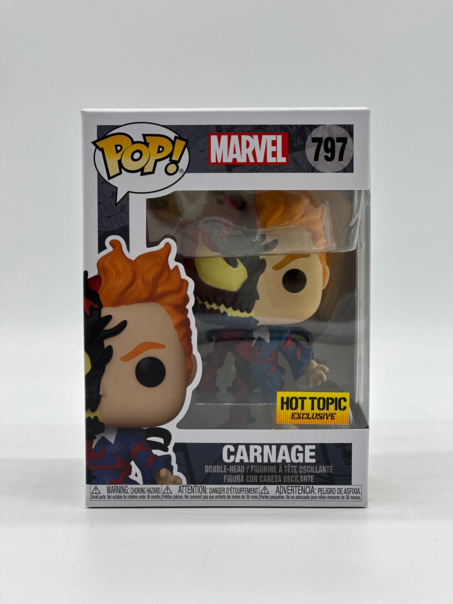 Pop! Marvel 797 Carnage HotTopic Exclusive