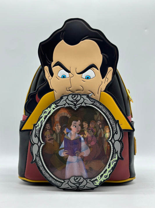 Gaston Disney Villains Scene Backpack Lenticular
