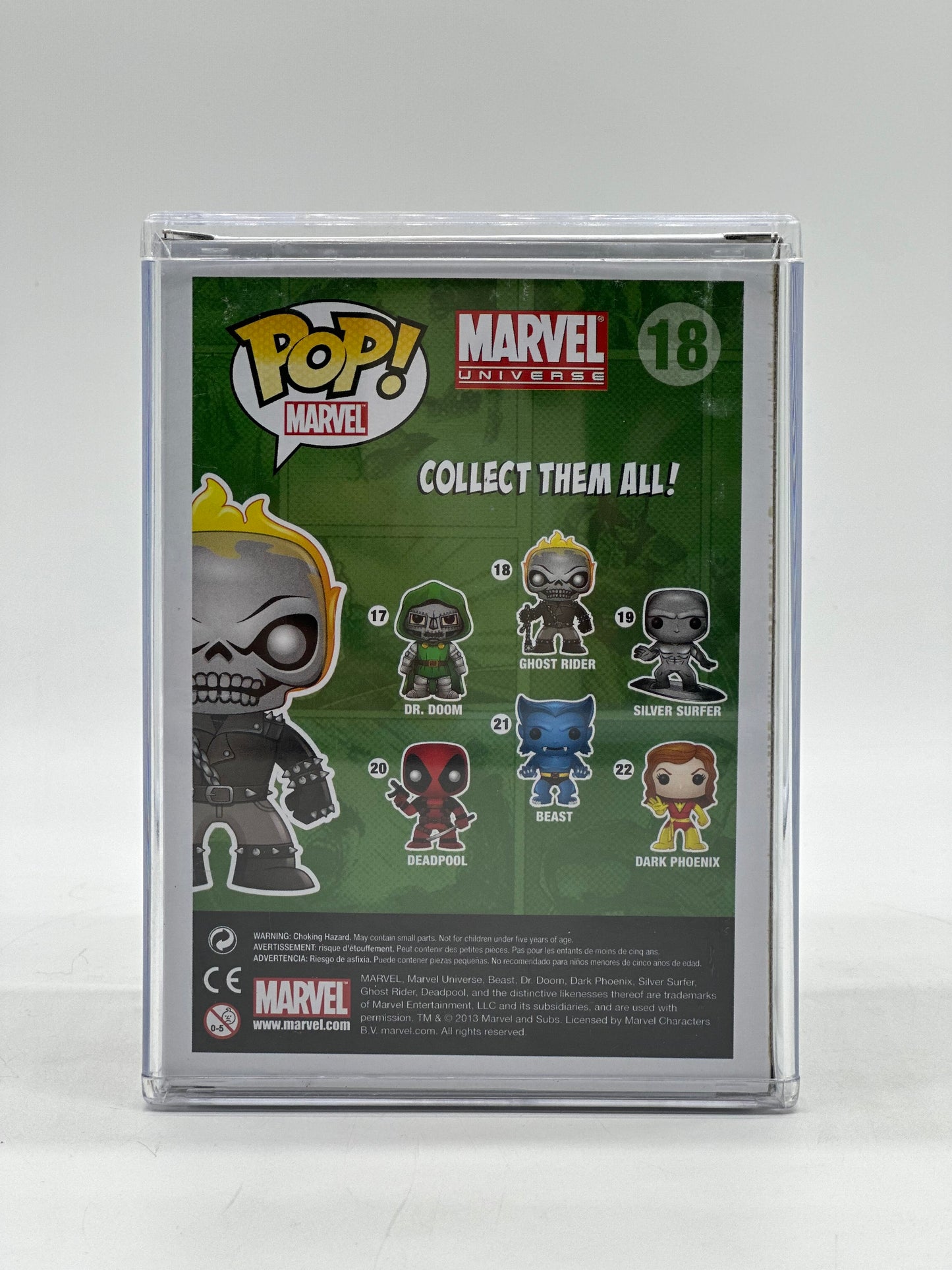 Pop! Marvel Marvel Universe 18 Ghost Rider San Diego Comic Con 2013 480 Piece Limited Exclusive