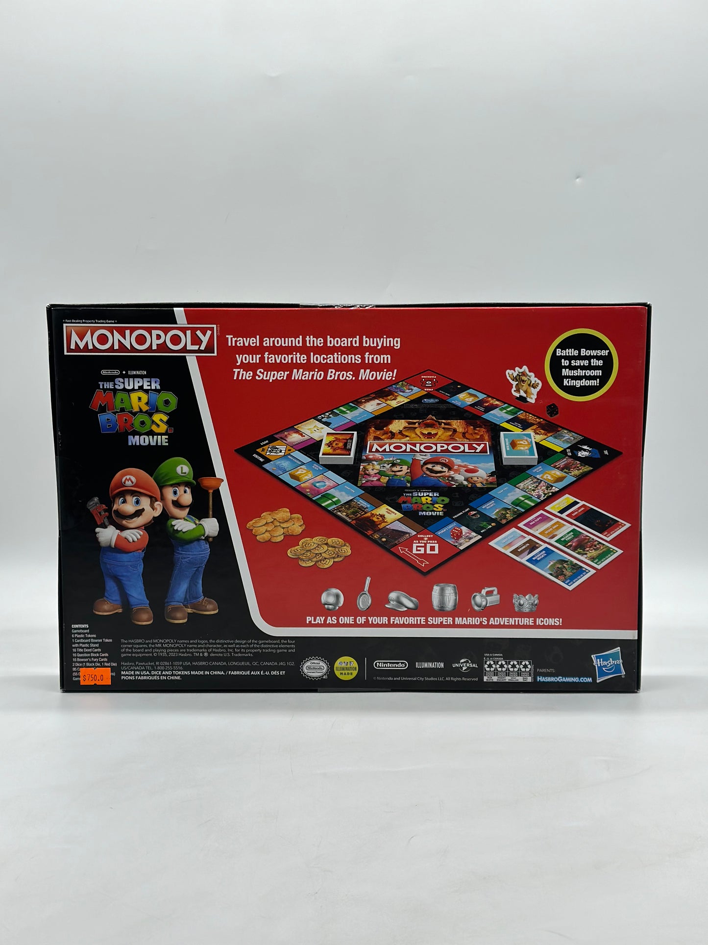 Monopoly The Super Mario Bros. Movie Nintendo + Illumination