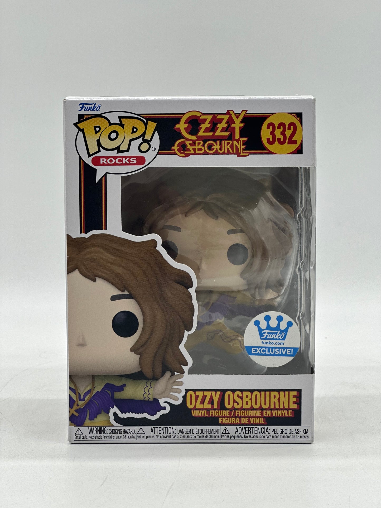 Pop! Rocks Ozzy Osbourne 332 Ozzy Osbourne Funko Exclusive