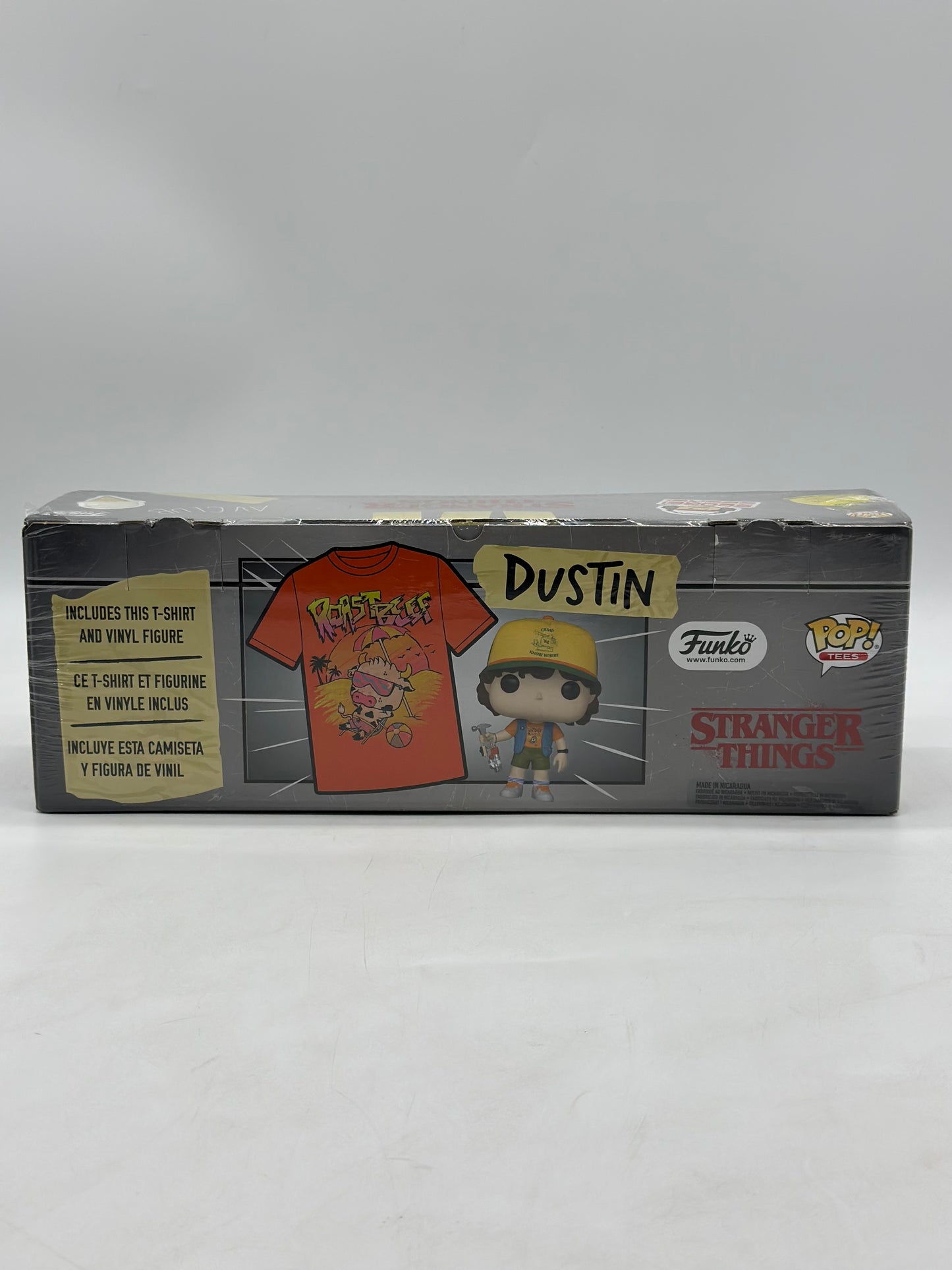 Pop! Tees Stranger Things Dustin Tool’s Collectors Edition Box Target Limited Edition Talla M