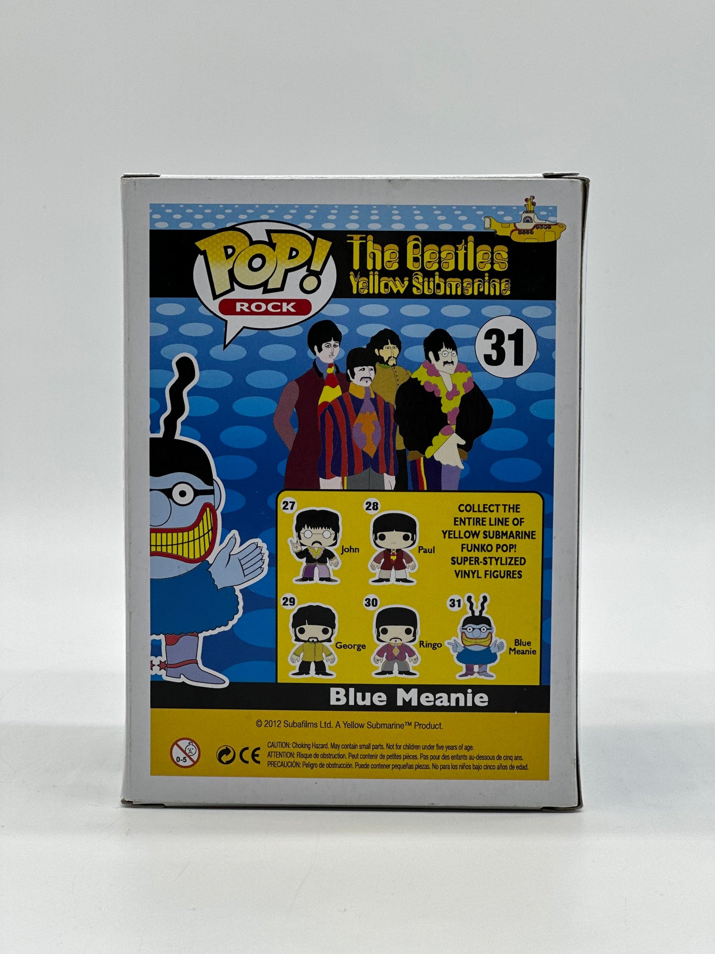 Pop! Rock The Beatles Yellow Submarine 31 Blue Meanie