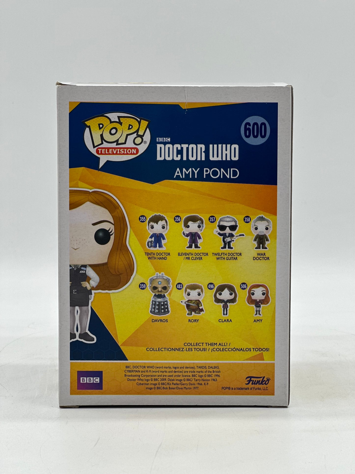 Pop! Television BBC Doctor Who 600 Amy Pond 2018 Spring Convention Exclusive