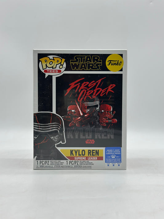 Pop! Tees Star Wars Kylo Ren Supreme Leader Glows In The Dark Box Target Limited Edition Talla M