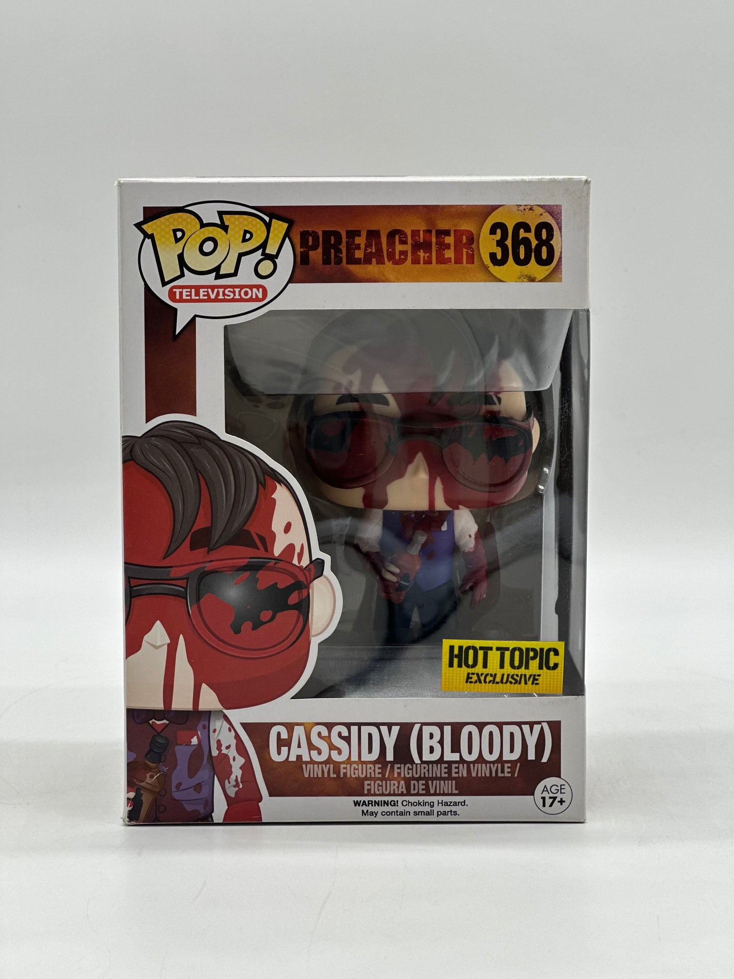 Pop! Television Preacher 368 Cassidy (Bloody) HotTopic Exclusive