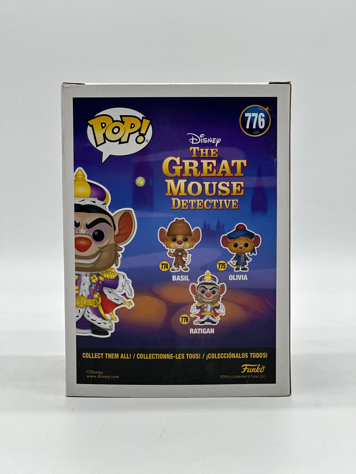 Pop! Disney The Great Mouse Detective 776 Ratigan