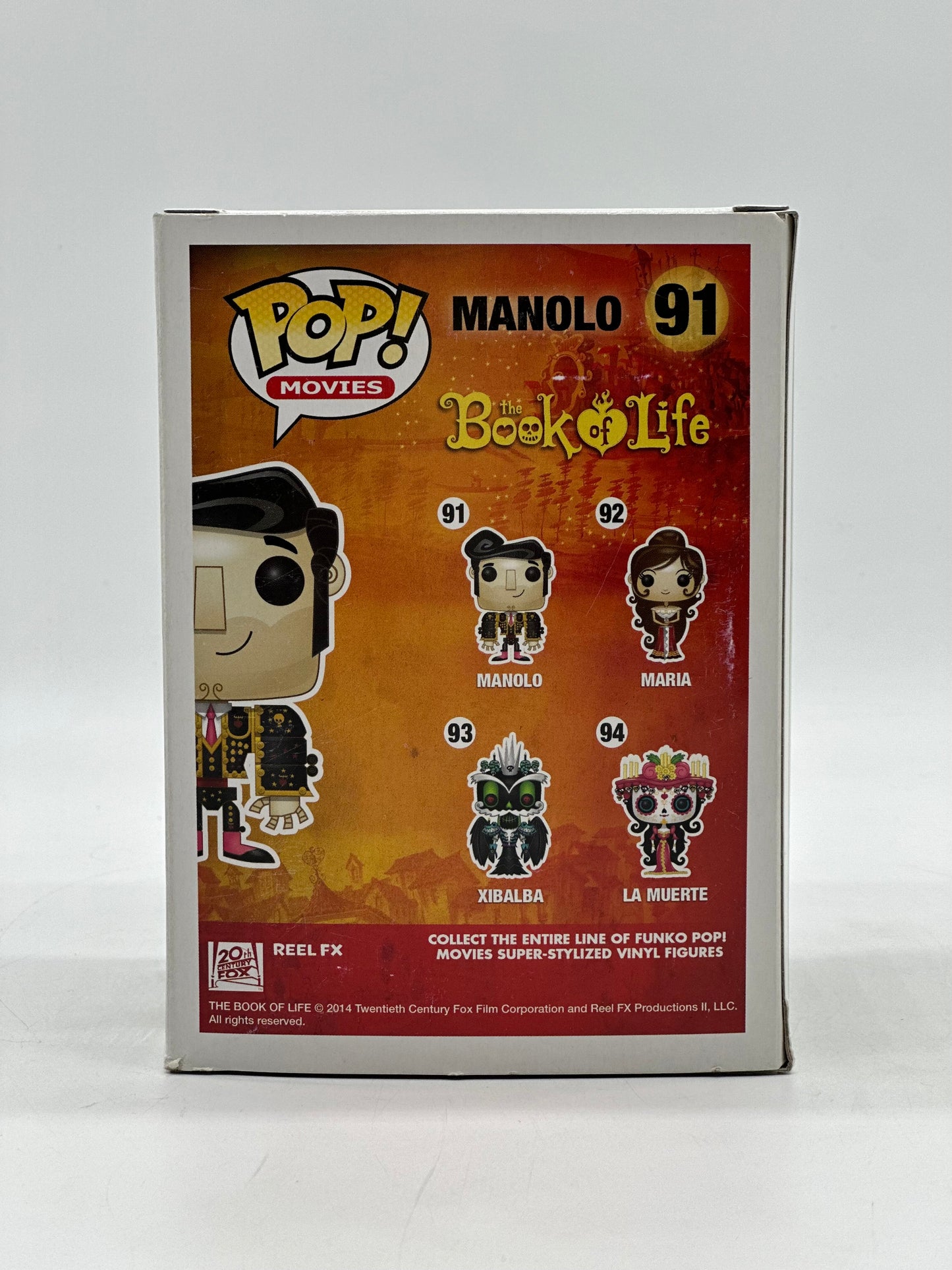 Pop! Movies The Book Of Life 91 Manolo