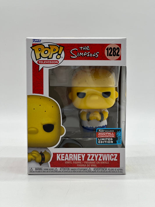 Pop! Television The Simpsons 1282 Kearney Zzyzwicz 2022 Fall Convention Limited Edition