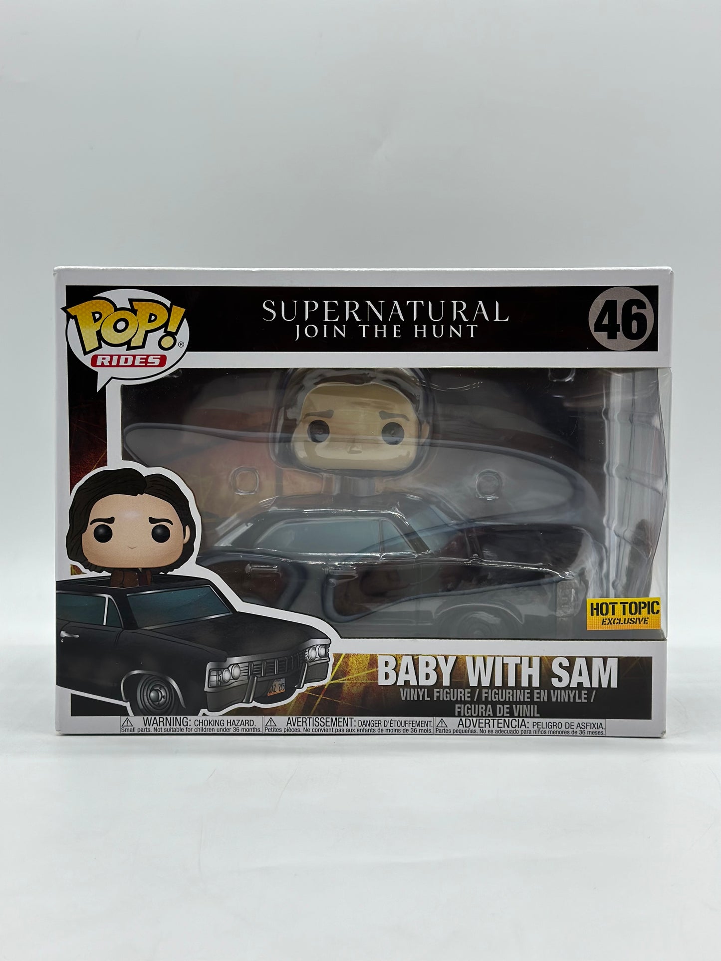 Pop! Rides Television Supernatural Joint The Hunt 46 Baby With Sam HotTopic Exclusive