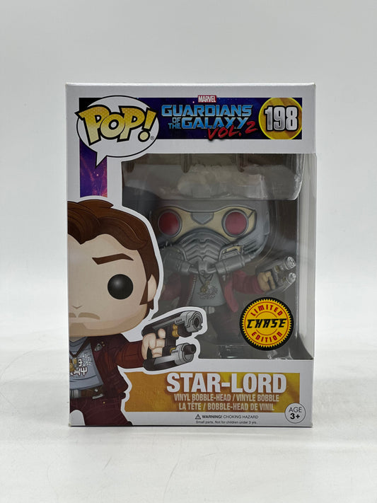 Pop! Marvel Guardians Of The Galaxy Vol. 2 198 Star-Lord Chase Limited Edition