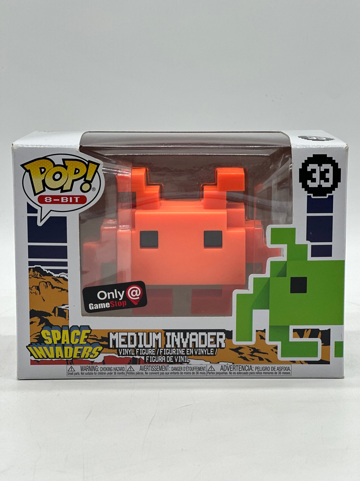 Pop! 8-BIT 33 Medium Invader Only GameStop