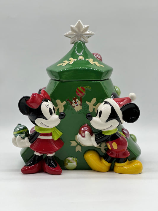 Mickey Mouse & Friends Christmas Cookie Jar
