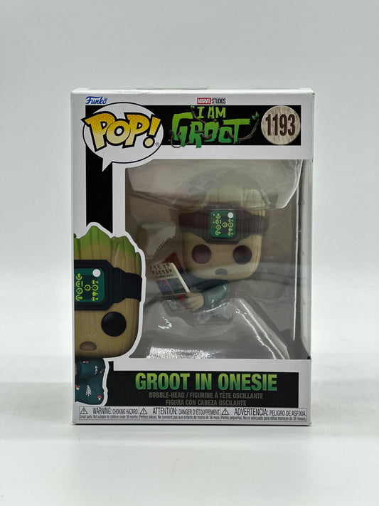 Pop! Marvel Studios I Am Groot 1193 Groot In Onesie