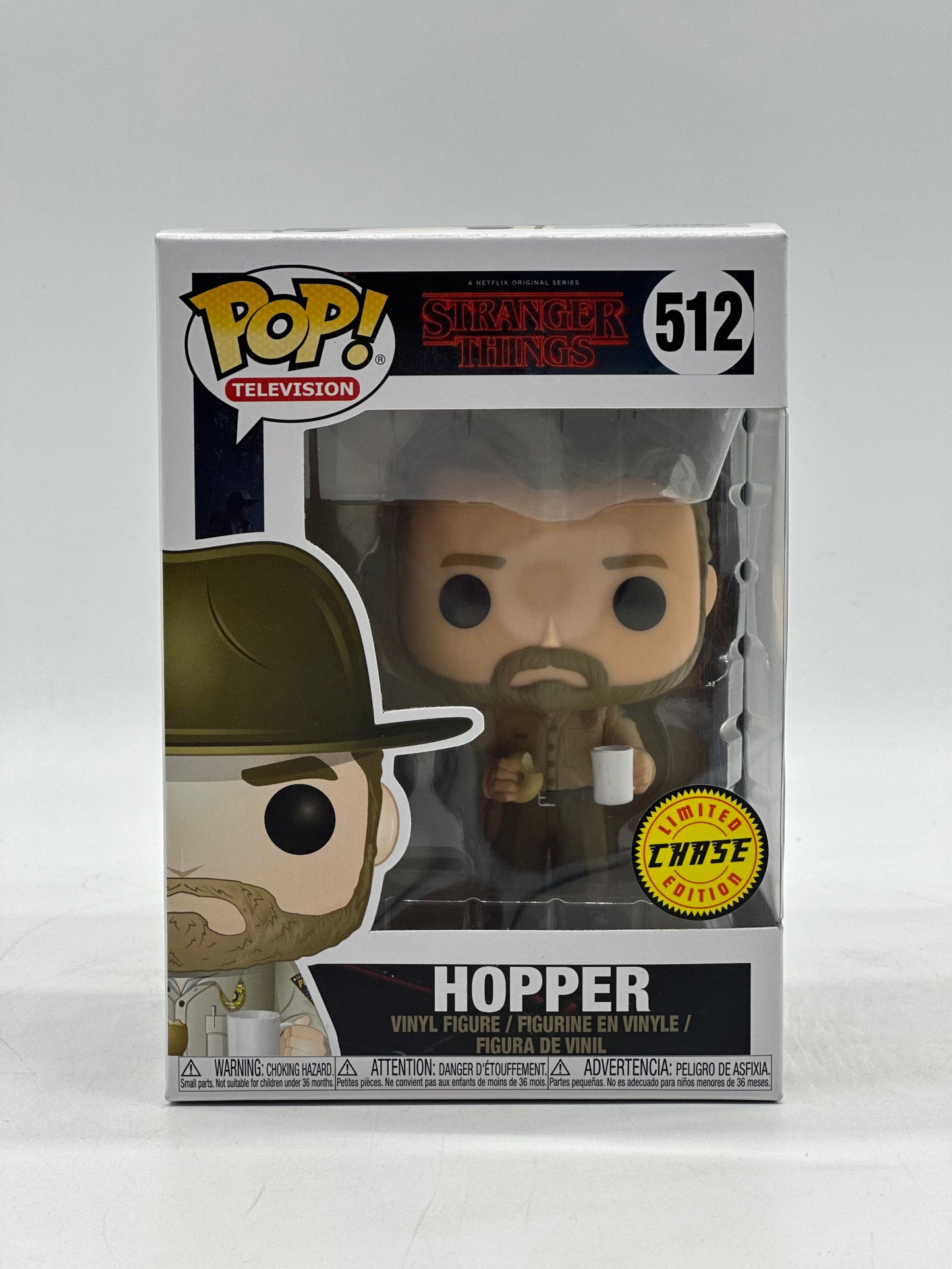 Pop! Television A Netflix Original Series Stranger Things 512 Hopper Chase Limited Edition