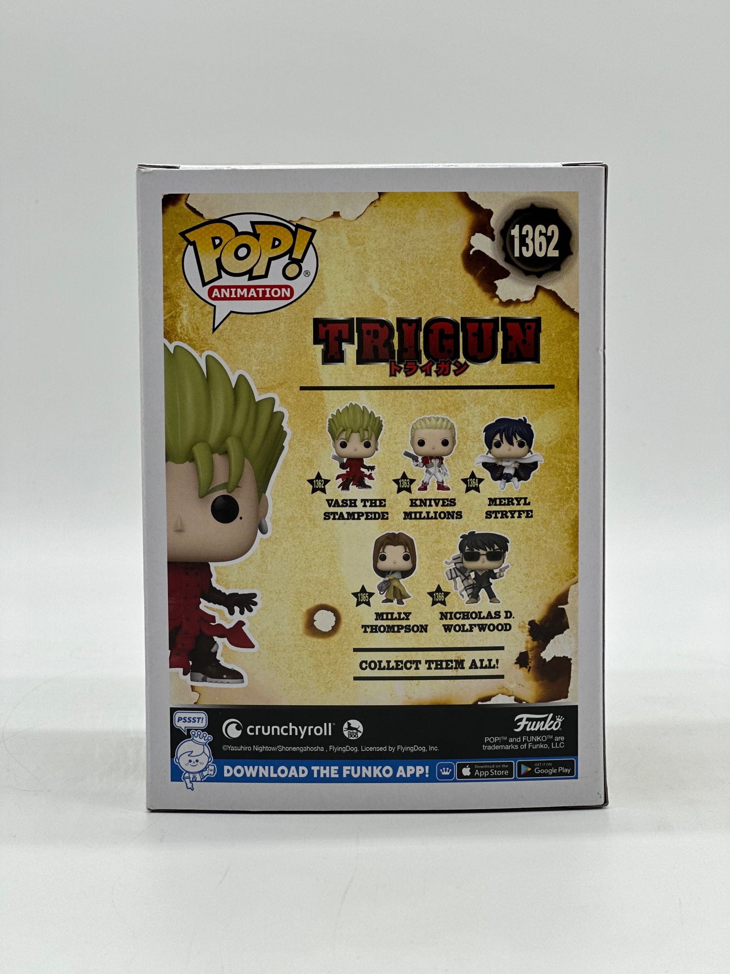 Pop! Animation Trigun 1362 Vash The Stampede