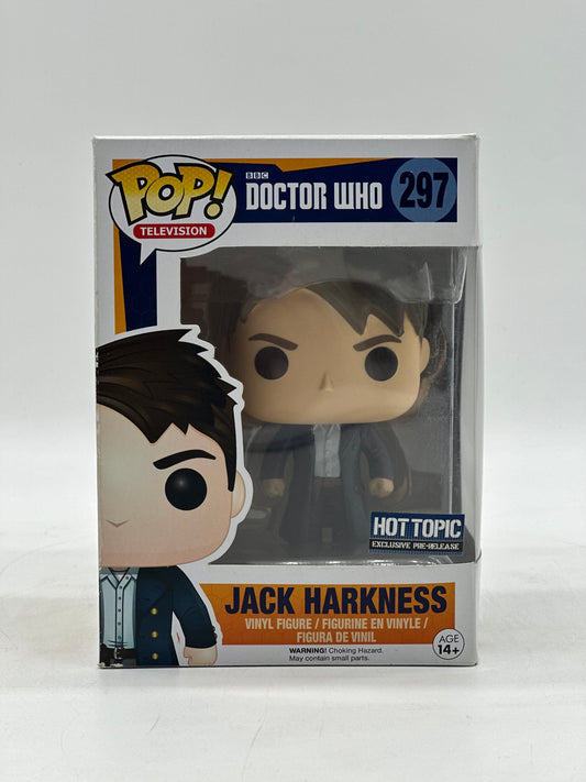 Pop! Television BBC Doctor Who 297 Jack Harkness HotTopic Exclusive Pre-Release