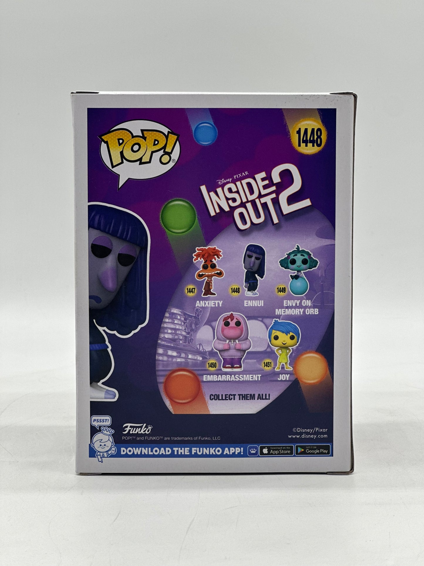 Pop! Disney Pixar Inside Out 2 1448 Ennui