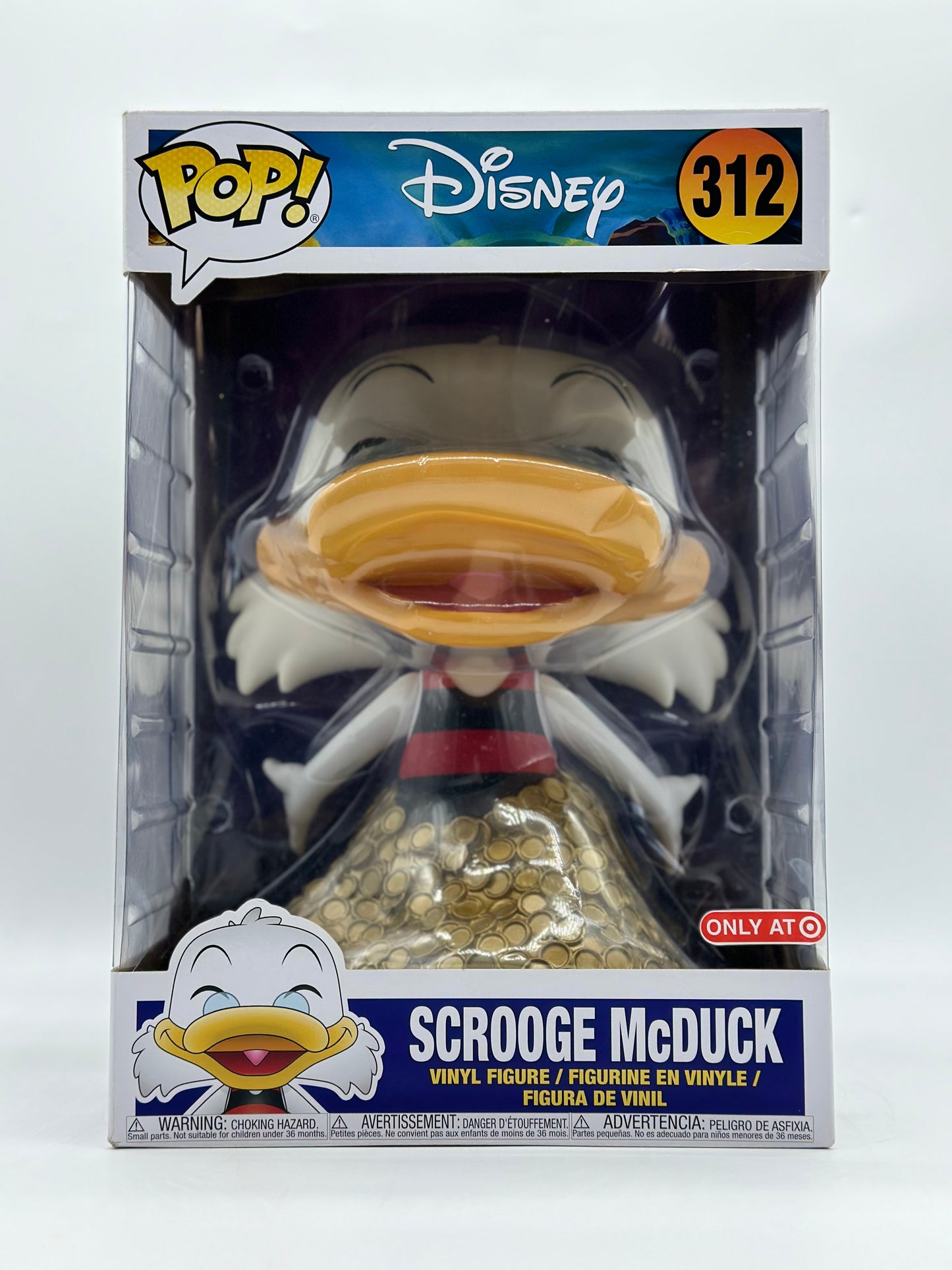 Pop! Disney 312 Scrooge McDuck Only At Target 10’Inch