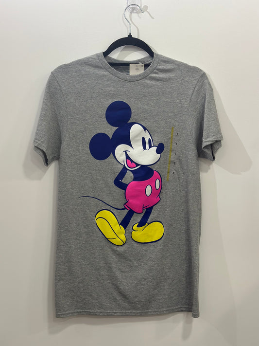 Disney Mickey Mouse T-Shirt Heather Grey Talla S