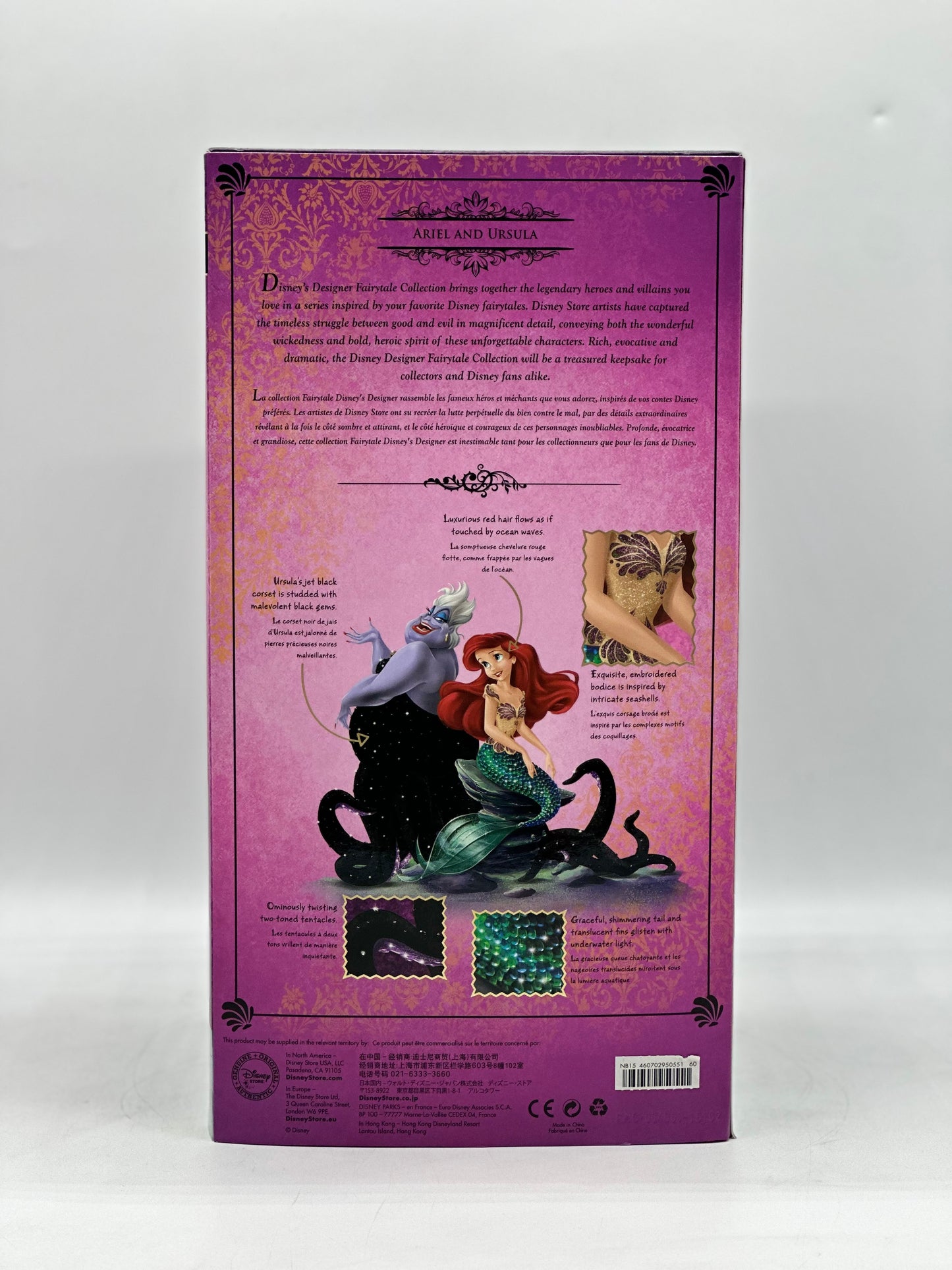 Disney Fairytale Designer Collection Ariel And Ursula Limited Edition Doll Set