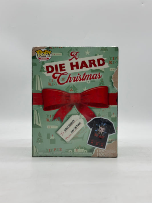 Pop! Tees Die Hard Christmas Collectors Edition Box Target Exclusive Talla M