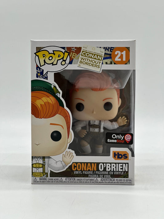 Pop! Conan 21 Team Coco Presents: Conan Without Borders Conan O’Brien tbs Only GameStop