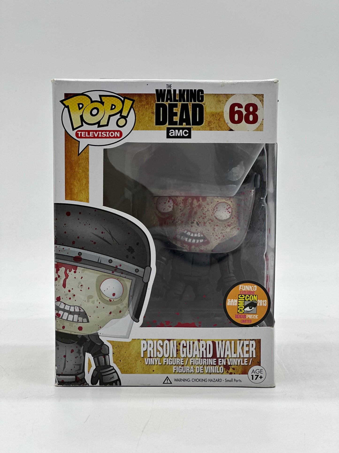 Pop! Television The Walking Dead amc 68 Prison Guard Walker San Diego Comic Con 2013 1008 Piece Limited Exclusive