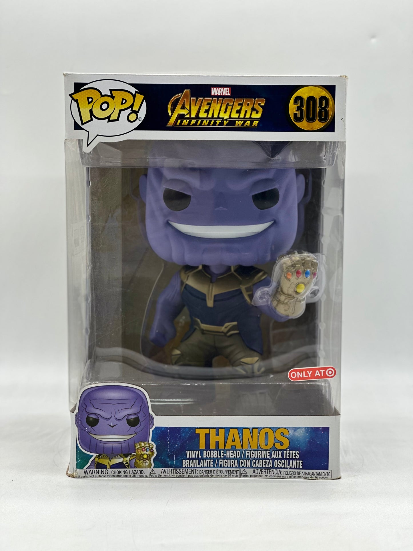 Pop! Marvel Avengers Infinity War 308 Thanos Only At Target 10’Inch