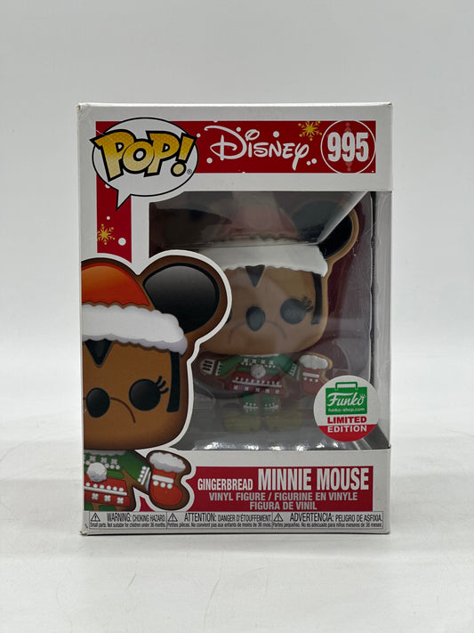 Pop! Disney 995 Gingerbread Minnie Mouse Funko Limited Edition