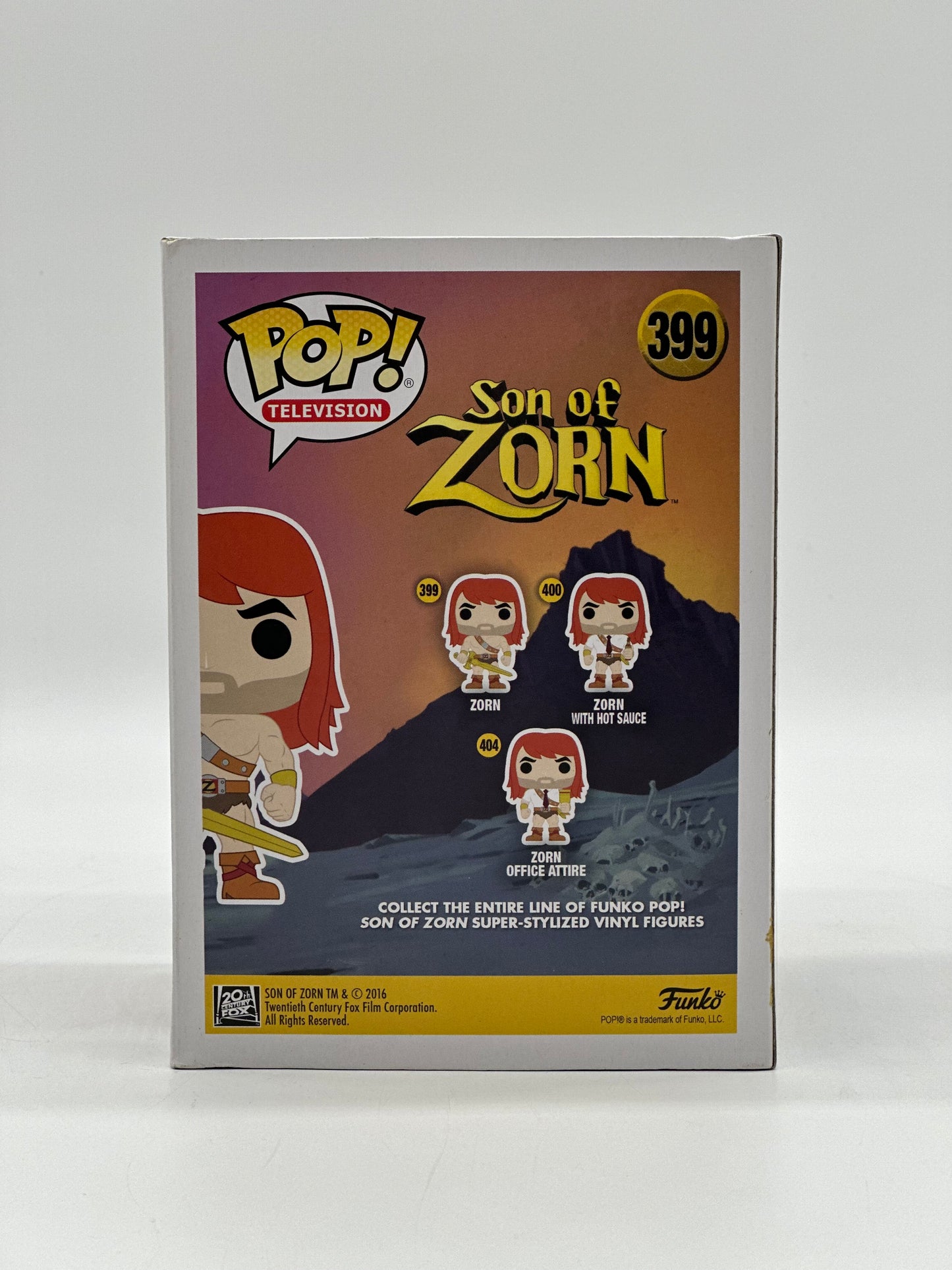 Pop! Television Son Of Zorn 399 Zorn HotTopic Exclusive