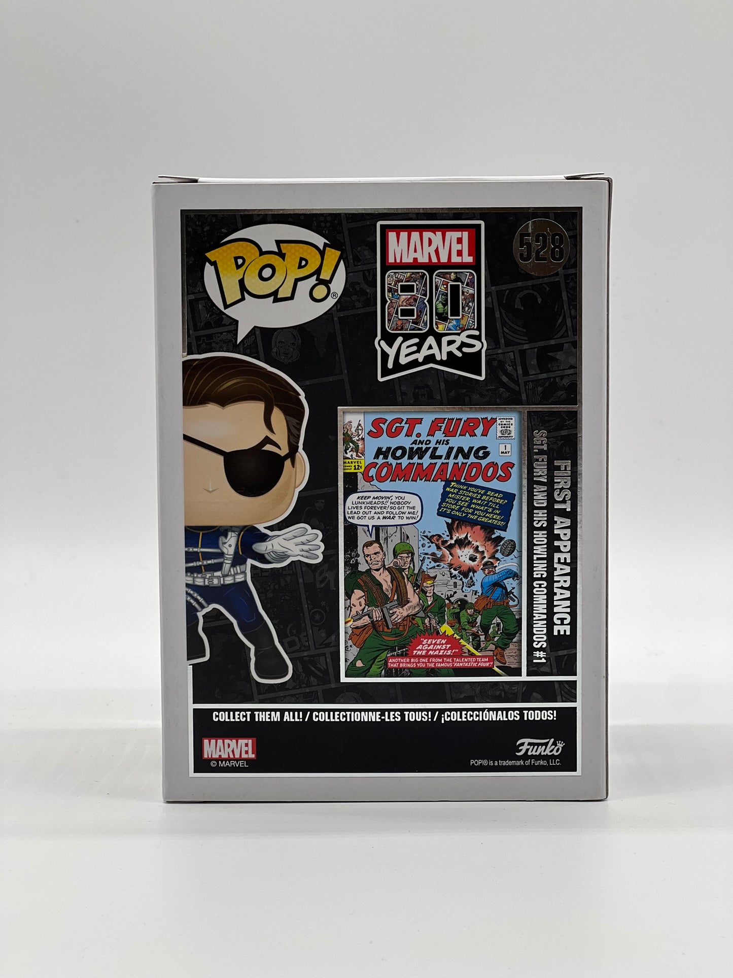 Pop! Marvel 80 Years 528 Nick Fury 2019 Fall Convention Limited Edition Exclusive