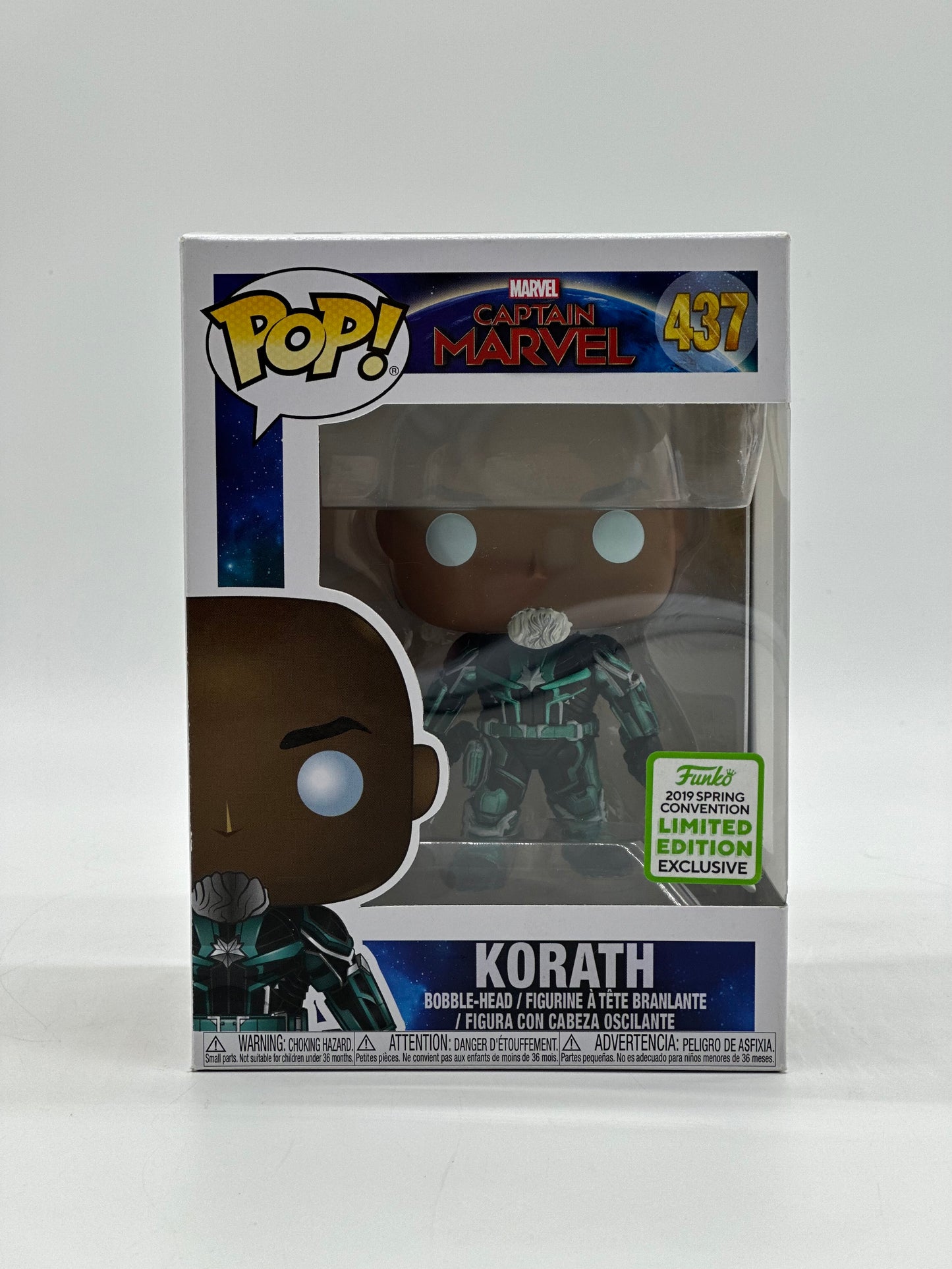 Pop! Marvel Captain Marvel 437 Korath 2019 Spring Convention Limited Edition Exclusive