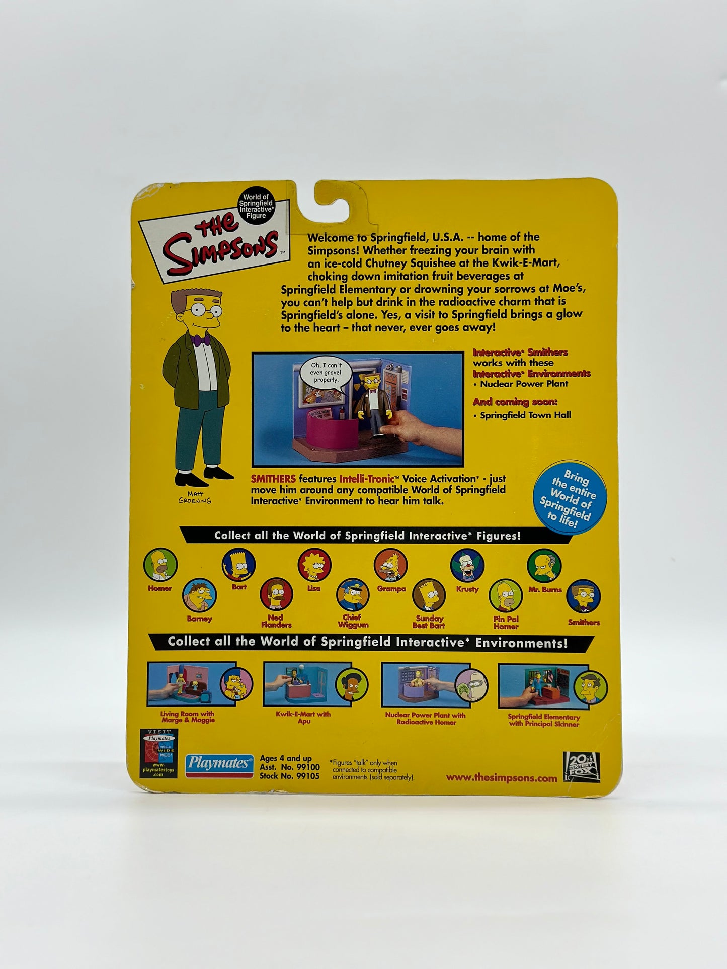 The Simpsons World Of Springfield Interactive Figure Smithers