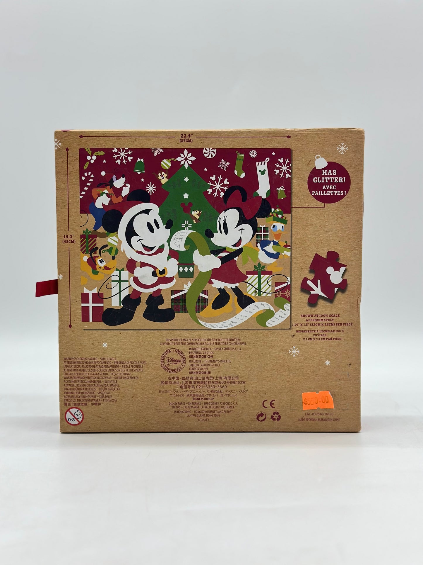 Disney Mickey Mouse & Minnie Mouse Christmas Puzzlee