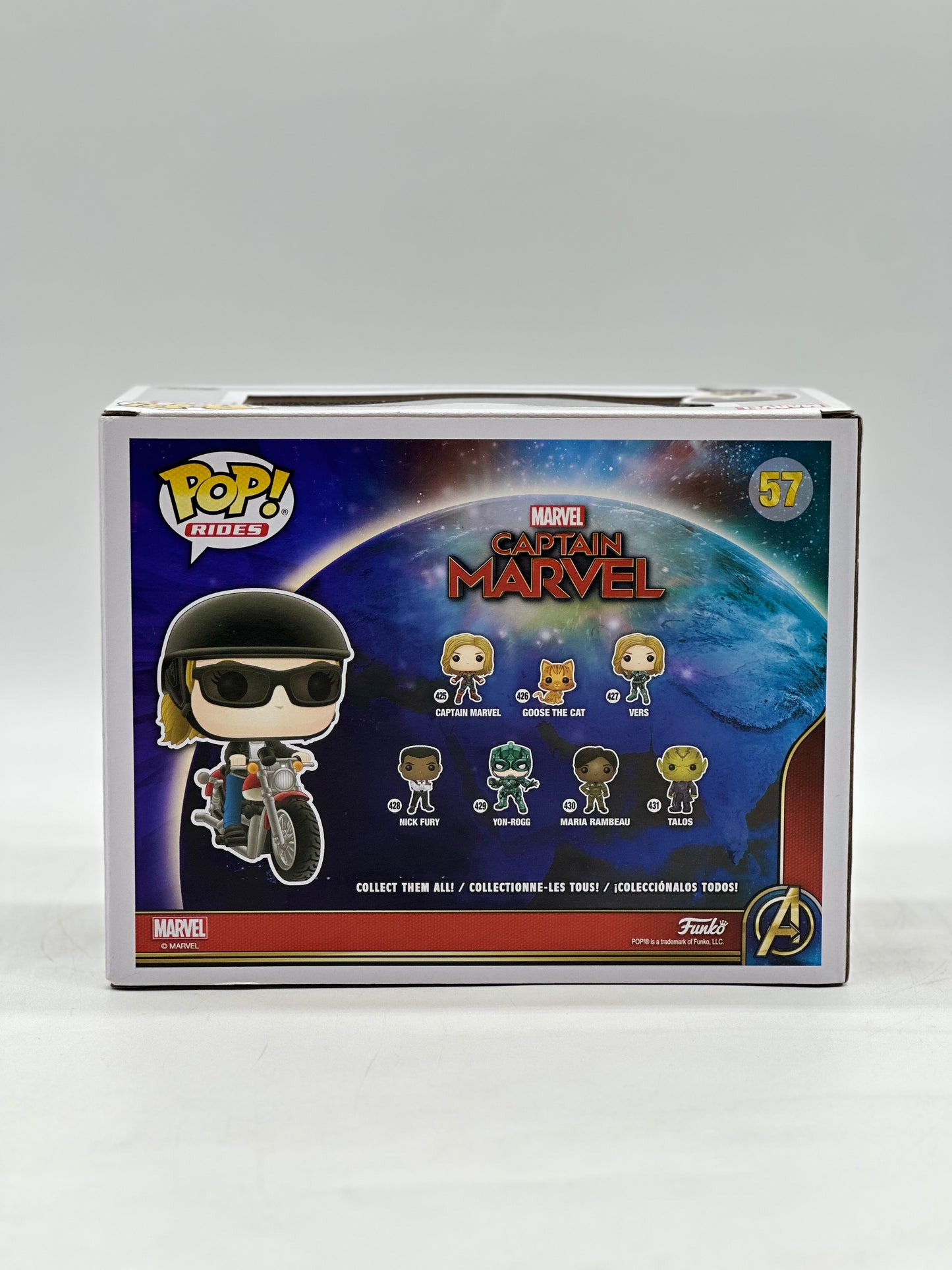 Pop! Rides Marvel Captain Marvel 57 Carol Danvers On Motorcycle